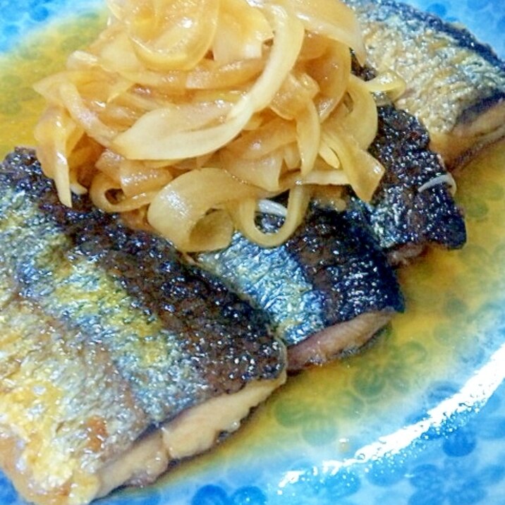 焼き秋刀魚の南蛮漬け